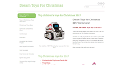 Desktop Screenshot of dreamtoysforchristmas.co.uk